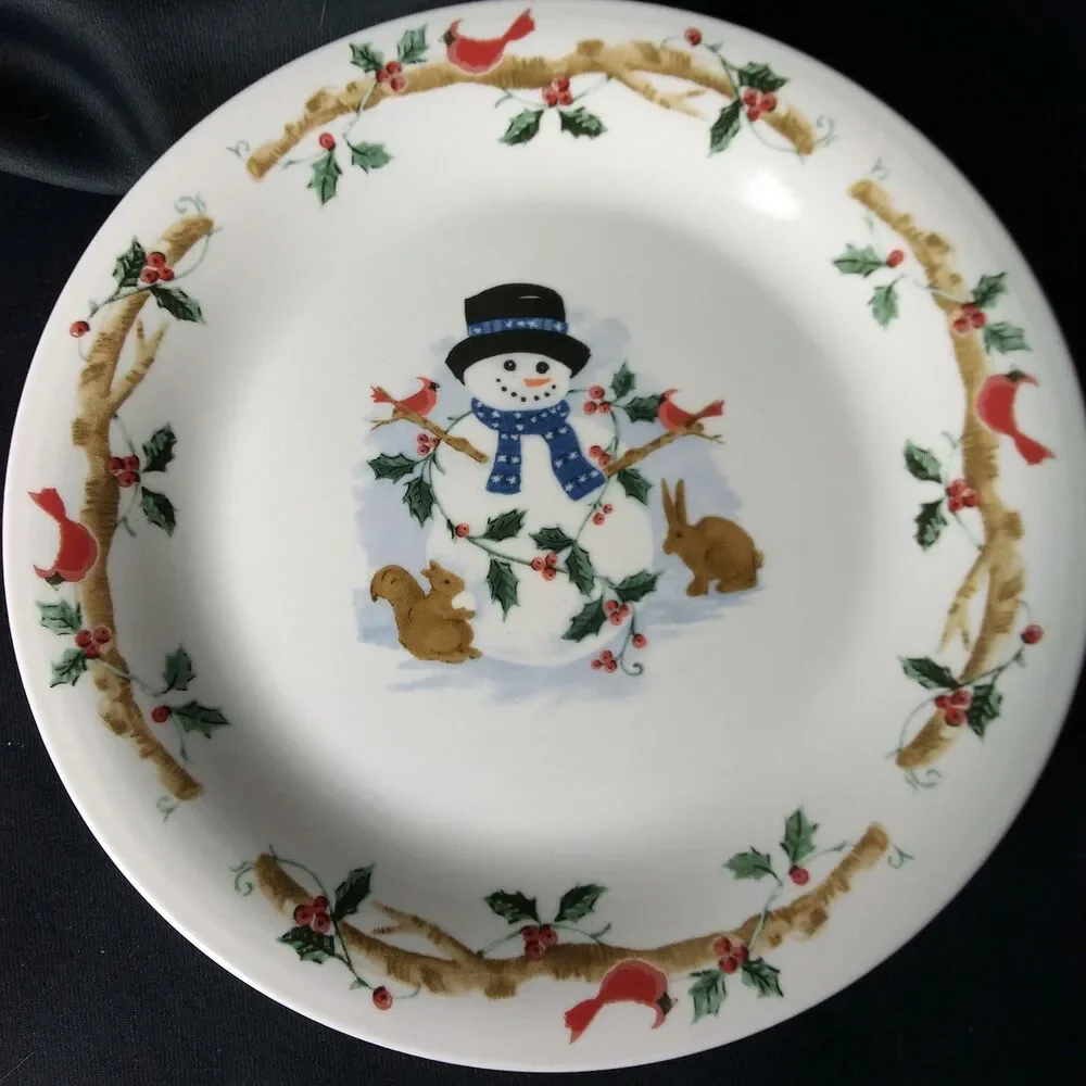 HOME ESSENTIALS WOODLAND CELEBRATION 3 PIECE DINNER SET FOR 4